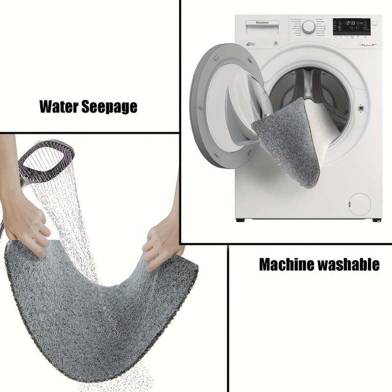 Non Slip Soft Bath Rug for Wet Areas Quick Drying