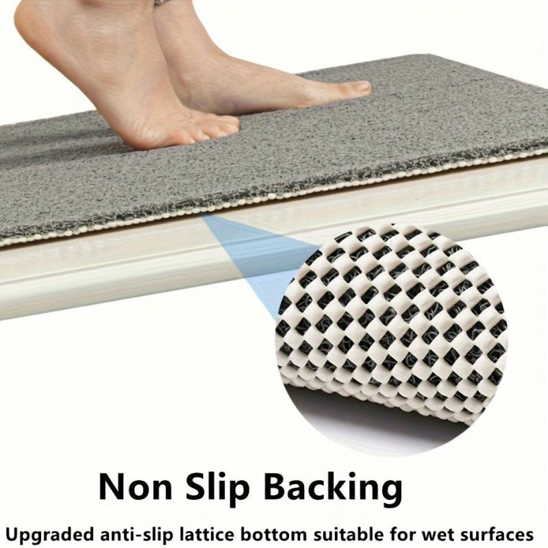 Non Slip Soft Bath Rug for Wet Areas Quick Drying