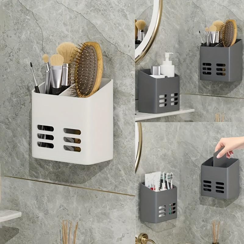 Bathroom Comb and Toothpaste Rack Wall Hanging