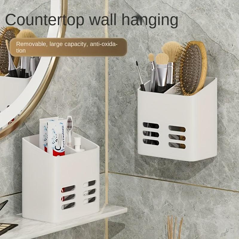 Bathroom Comb and Toothpaste Rack Wall Hanging