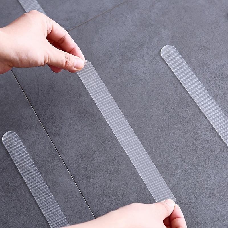 5pcs Anti Slip Shower Stickers Bath Safety Strips Non Slip Strips For Showers
