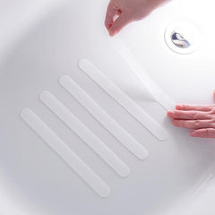 5pcs Anti Slip Shower Stickers Bath Safety Strips Non Slip Strips For Showers