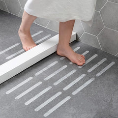 5pcs Anti Slip Shower Stickers Bath Safety Strips Non Slip Strips For Showers