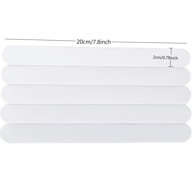 5pcs Anti Slip Shower Stickers Bath Safety Strips Non Slip Strips For Showers