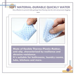 Silicone Starfish Hair Catcher for Shower Drain Cover