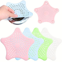 Silicone Starfish Hair Catcher for Shower Drain Cover