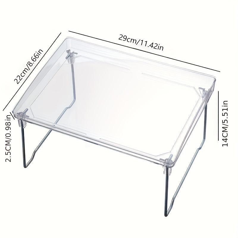 Transparent Plastic Desktop Organizer for Bathroom Storage