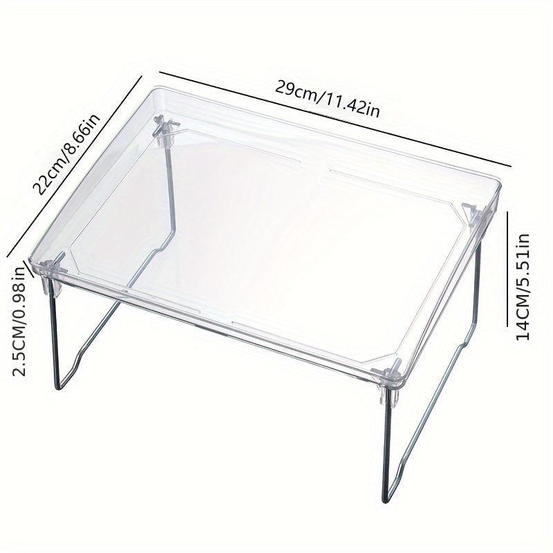 Transparent Plastic Desktop Organizer for Bathroom Storage