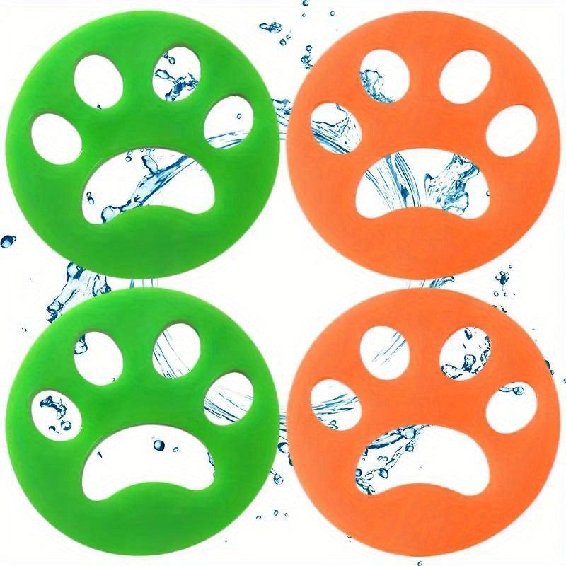 4pcs Pet Hair Remover Washer Hair Catcher