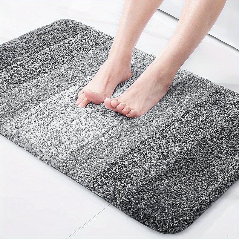 Thick Microfiber Bathroom Rug Mat Non Slip Plush Bath Blanket