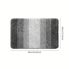 Thick Microfiber Bathroom Rug Mat Non Slip Plush Bath Blanket