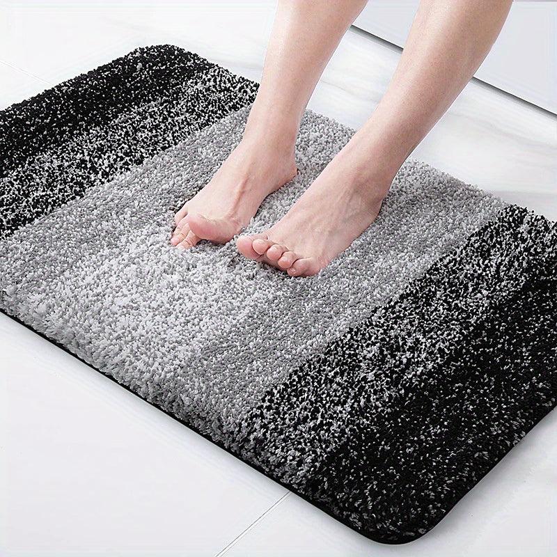 Thick Microfiber Bathroom Rug Mat Non Slip Plush Bath Blanket