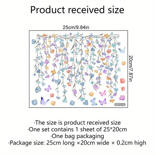Butterfly Wall Sticker for Bathroom and Home Decor Self Adhesive and Removable