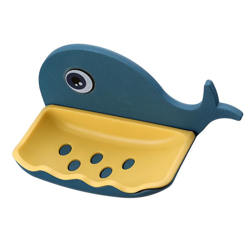 Cartoon Soap Dish with Self Draining for Shower Bathroom Kitchen