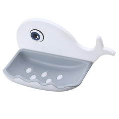 Cartoon Soap Dish with Self Draining for Shower Bathroom Kitchen