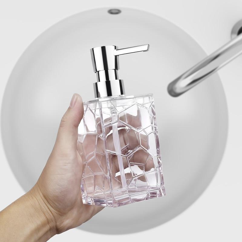 Acrylic Soap Dispenser Press Type Bottle