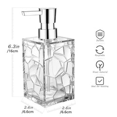 Acrylic Soap Dispenser Press Type Bottle