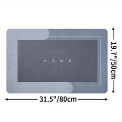 Anti Slip Rubber Bathroom Floor Rug Soft Cozy Bath Mat