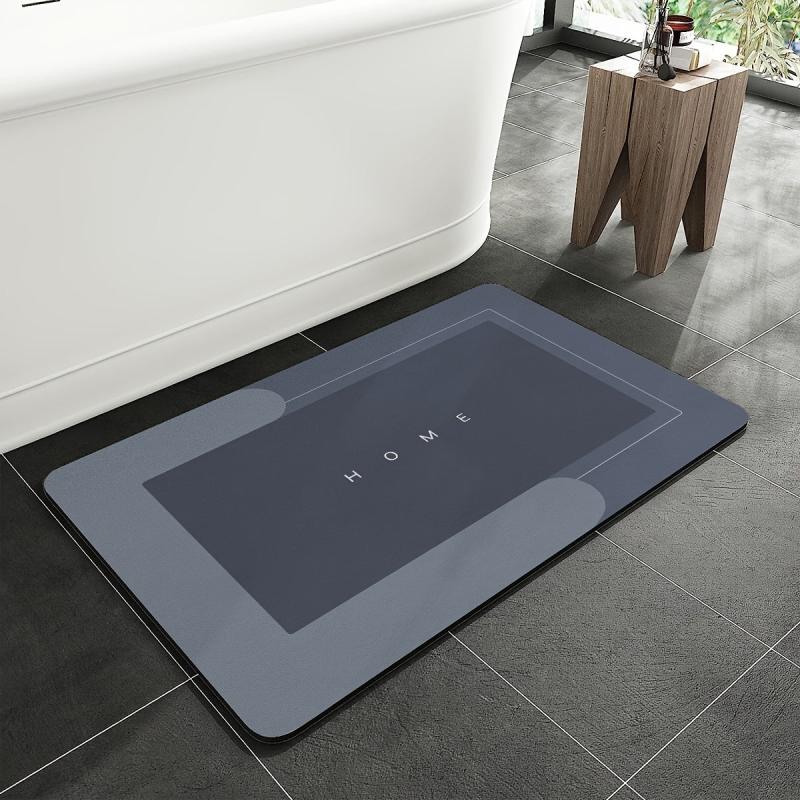 Anti Slip Rubber Bathroom Floor Rug Soft Cozy Bath Mat