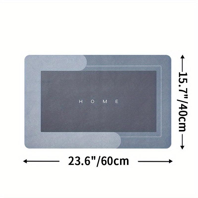 Anti Slip Rubber Bathroom Floor Rug Soft Cozy Bath Mat