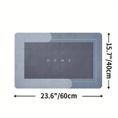 Anti Slip Rubber Bathroom Floor Rug Soft Cozy Bath Mat