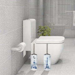 Toilet Brush with Long Handle and Durable Bristles