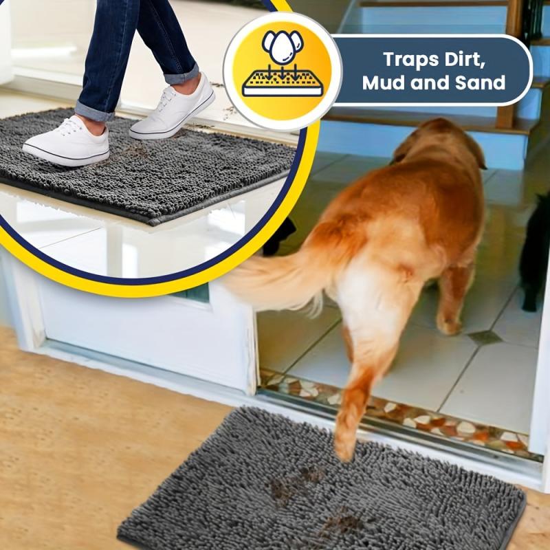 Anti-Skid Bathroom Carpet Water Absorbent Machine Washable Chen