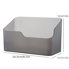 1PC Desktop Cosmetics Storage Box Translucent Plastic Lipstick Storage Box