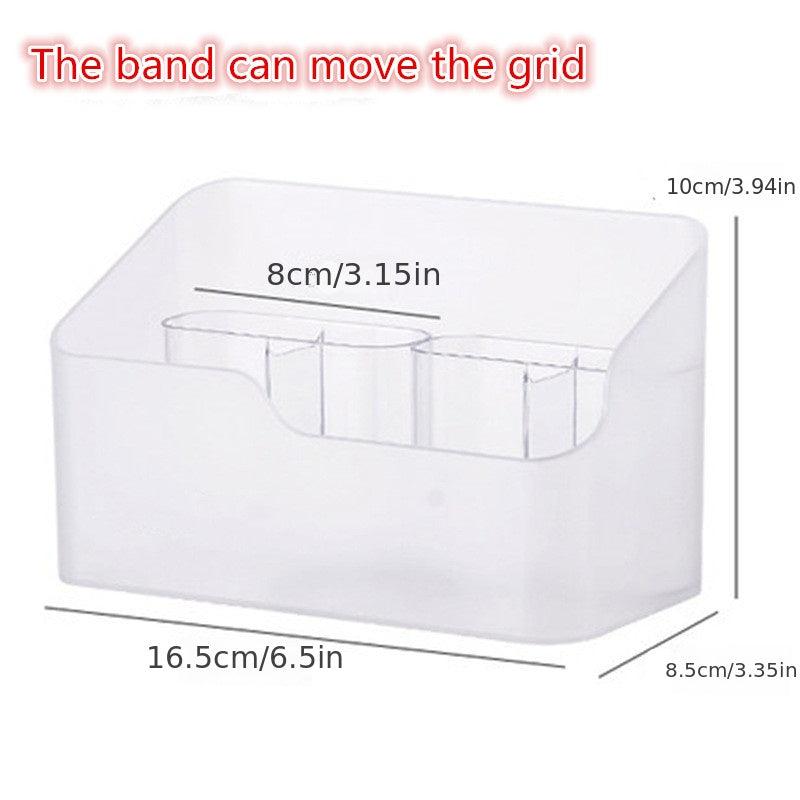 1PC Desktop Cosmetics Storage Box Translucent Plastic Lipstick Storage Box