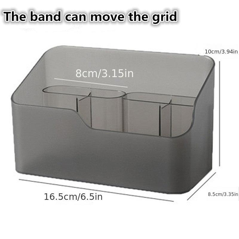 1PC Desktop Cosmetics Storage Box Translucent Plastic Lipstick Storage Box