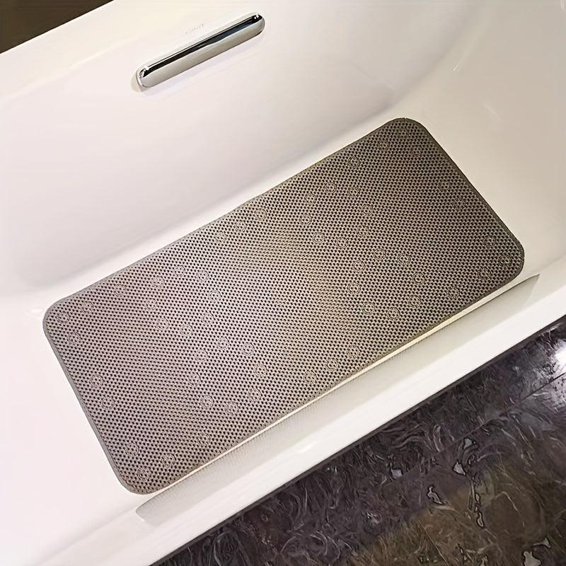 Non Slip Machine Washable Bath Mat 36X17 Khaki