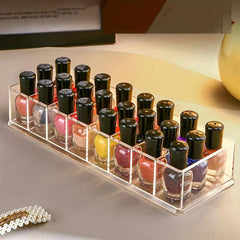 Clear Nail Polish Storage Box Lipstick Highlighters Eyeshadow Palettes Container