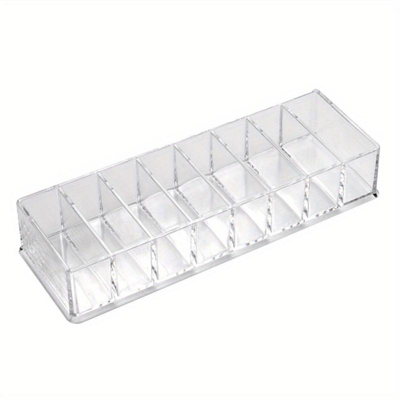 Clear Nail Polish Storage Box Lipstick Highlighters Eyeshadow Palettes Container