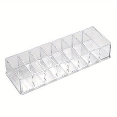 Clear Nail Polish Storage Box Lipstick Highlighters Eyeshadow Palettes Container
