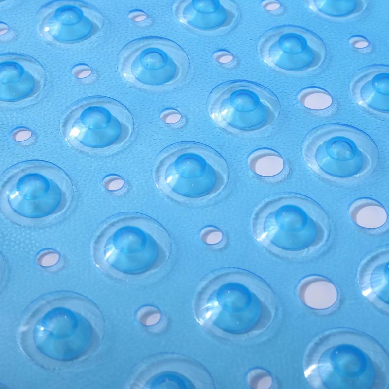 Non Slip Bathtub Mat with Polka Dots for Bathroom Safety