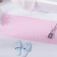 Non Slip Bathtub Mat with Polka Dots for Bathroom Safety