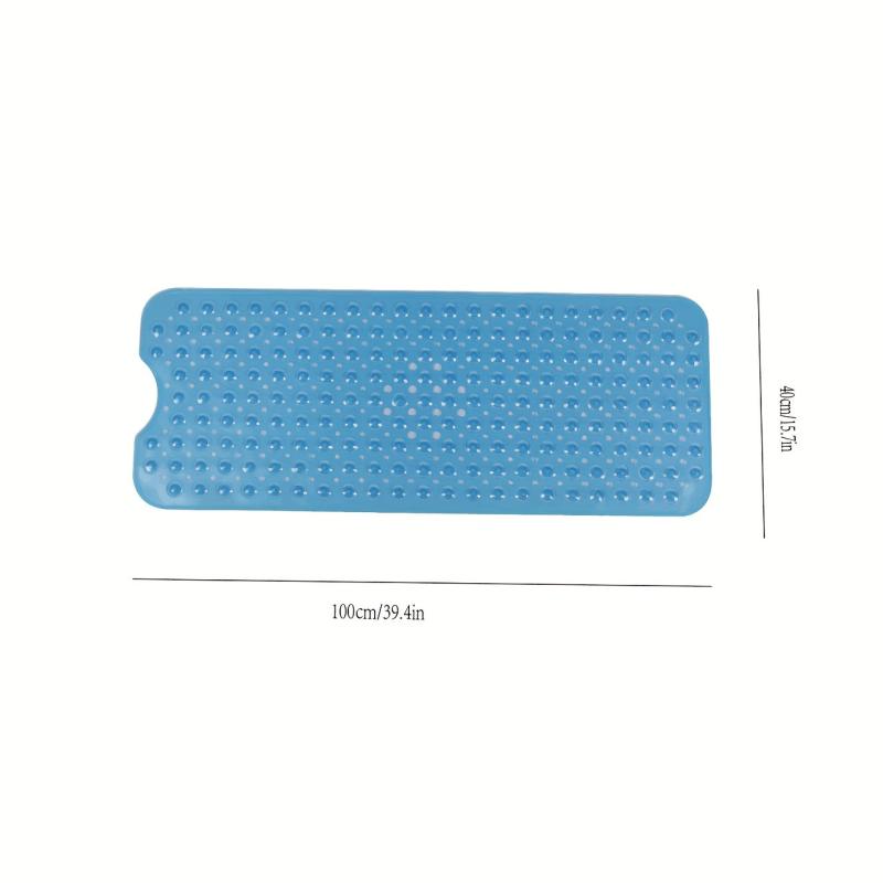 Non Slip Bathtub Mat with Polka Dots for Bathroom Safety