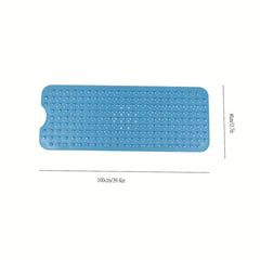 Non Slip Bathtub Mat with Polka Dots for Bathroom Safety