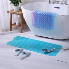Non Slip Bathtub Mat with Polka Dots for Bathroom Safety