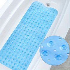 Non Slip Bathtub Mat with Polka Dots for Bathroom Safety