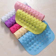 Non Slip Bath Mat with Suction Cups and Drain Hole