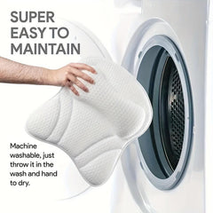 Ergonomic Bath Pillow with Non Slip Suction Cups