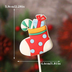 Christmas Cake Ornament Santa Claus Merry Christmas Cake Topper
