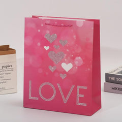 12pcs Medium Lover's Wedding Style Gift Bags 12.5x10.2x3.9 inches
