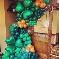 Green Balloon Wreath Arch Set, Kelfara Latex Balloons