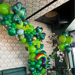 Green Balloon Wreath Arch Set, Kelfara Latex Balloons