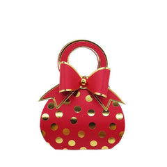 10pcs Polka Dot Bow Candy Box for Wedding Bridal Gift