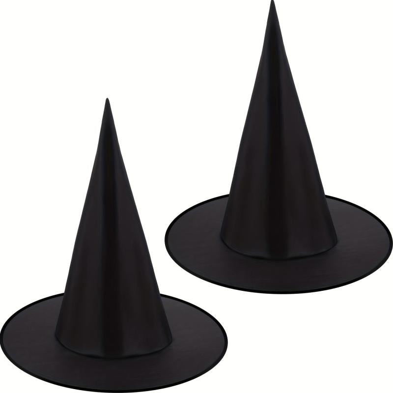 2pcs Witch Hat for Halloween Party Costume and Decor Supplies