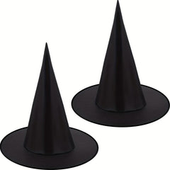 2pcs Witch Hat for Halloween Party Costume and Decor Supplies