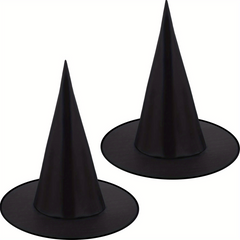 2pcs Witch Hat for Halloween Party Costume and Decor Supplies
